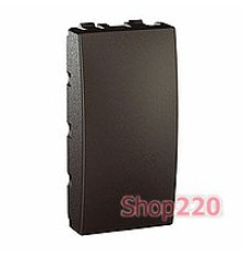 Механизм заглушки 1 мод., графит, Unica Тор MGU9.865.12 Schneider