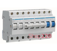 Переключатель I-0-II трехпозиционный 3 полюса + N, 63 А, SF463 Hager