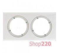 Рамка 2 поста IP44, белая, 69072 Legrand