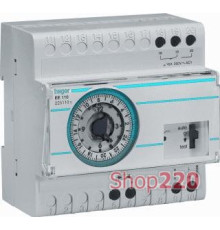 Сумеречное реле с суточным аналоговым таймером, EE110 Hager