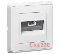 Механизм розетки телефонной RJ11, белый, 773638 Legrand Cariva