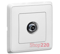 Механизм розетки TV простой, белый, 773678 Legrand Cariva