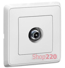 Механизм розетки TV оконечной, белый, 773679 Legrand Cariva