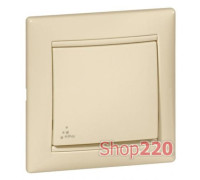 Механизм переключателя 1-кл. IP44, слоновая кость, 774106 Legrand Valena