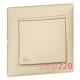 Механизм переключателя 1-кл. IP44, слоновая кость, 774106 Legrand Valena