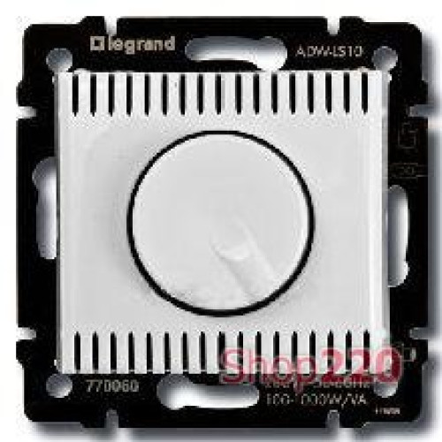 Механизм диммера 1000 Вт, белый, 770060 Legrand Valena