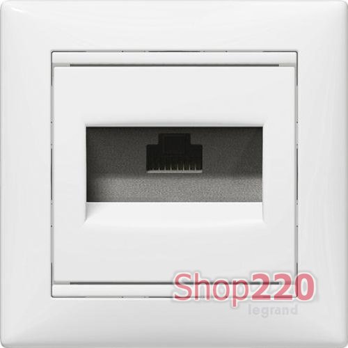 Розетка компьютерная RJ45, белый, 774230 Legrand Valena