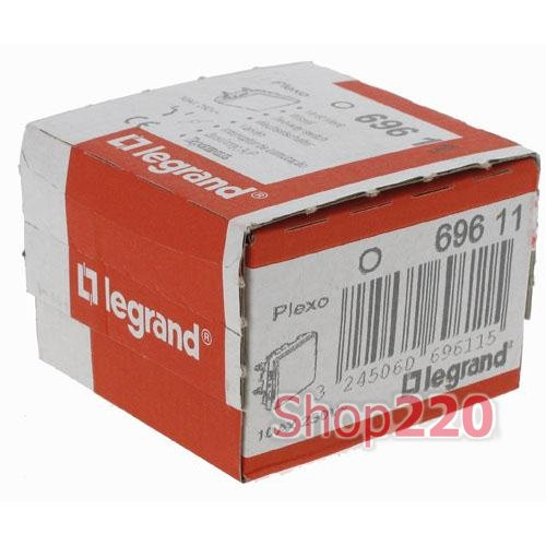 Выключатель IP55, 1-клавишный, IP55, белый, 69611 Legrand