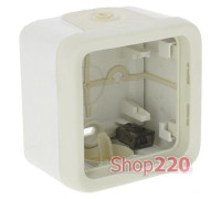 Коробка 1-ная накладная, белый 69689 Legrand