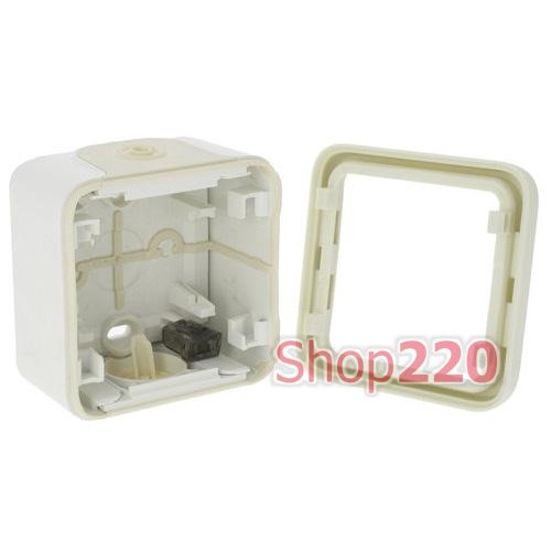 Коробка 1-ная накладная, белый 69689 Legrand