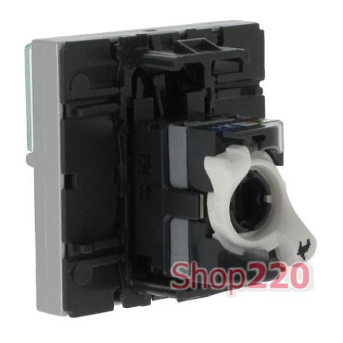 Компьютерная розетка RJ45, 2 модуля, белый, 76554 Legrand Mosaic