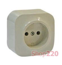 Розетка без заземления, слоновая кость, 782440 Legrand Quteo