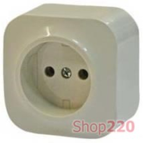 Розетка без заземления, слоновая кость, 782440 Legrand Quteo