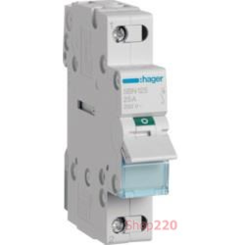 Выключатель нагрузки 25А, 1-полюсный, SBN125 Hager