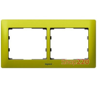 Рамка 2 поста, Magic Green, 771922 Legrand Galea Life