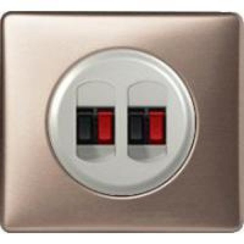 Панель аудио розетки двойной, слоновая кость, 66241 Legrand Celiane