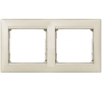 Рамка 2 поста, жемчужный 770472 Legrand Valena