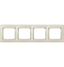 Рамка 4 поста, жемчужный 770474 Legrand Valena