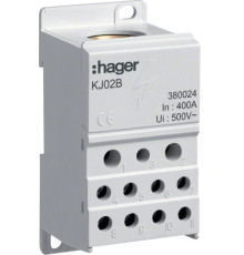 Блок распределительный 1 полюс, 400А, KJ02B Hager