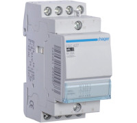 Контактор 230В 25 A, 2но + 2нз, Hager ESC427
