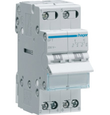 Переключатель I-0-II трехпозиционный 2-х полюсный, 40 А, SFT240 Hager