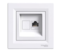 Розетка компьютерная RJ45, белый, EPH4300121 Schneider Asfora