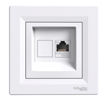 Розетка компьютерная RJ45, белый, EPH4300121 Schneider Asfora