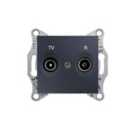 Розетка TV/SAT оконечная, графит, Sedna SDN3401670 Schneider
