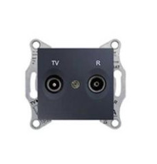 Розетка TV/SAT оконечная, графит, Sedna SDN3401670 Schneider
