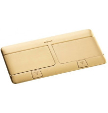 Выдвижной люк для розеток, 8 модулей, латунь, 54018 Legrand