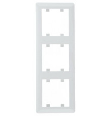 Рамка 3-кратная вертикальная, белый, Lumina-2 WL5130 Hager