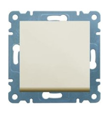 Выключатель проходной, кремовый, Lumina-2 WL0021 Hager