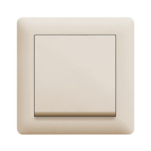 Выключатель проходной, кремовый, Lumina-2 WL0021 Hager