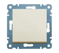 Выключатель двухполюсный, кремовый, Lumina-2 WL0061 Hager