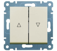 Выключатель для жалюзи, кремовый, Lumina-2 WL0321 Hager