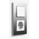 Выключатель stainless steel, Gira Esprit