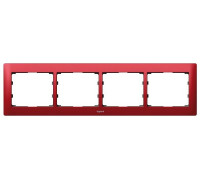 Рамка 4 поста, Magic Red, 771904 Legrand