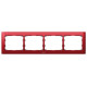 Рамка 4 поста, Magic Red, 771904 Legrand