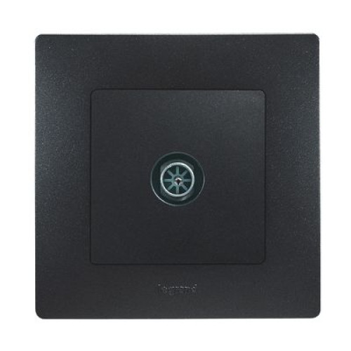 ТВ розетка, антрацит, 672651 Legrand Etika