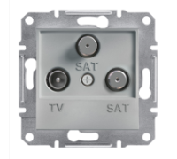Розетка TV-SAT-SAT конечная, алюминий, EPH3600161 Asfora Schneider