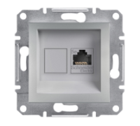 Розетка компьютерная RJ-45, STP, алюминий, EPH5000161 Asfora Schneider