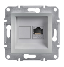 Розетка компьютерная RJ-45, STP, алюминий, EPH5000161 Asfora Schneider