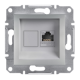 Розетка компьютерная RJ-45, STP, алюминий, EPH5000161 Asfora Schneider