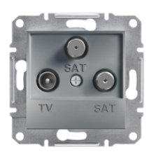 Розетка TV-SAT-SAT конечная, сталь, EPH3600162 Asfora Schneider