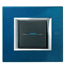 Рамка прямоугольная, лакированная, цвет сапфир, HA4802BM