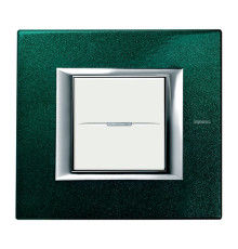 Рамка прямоугольная, лакированная, цвет малахит, HA4802VS