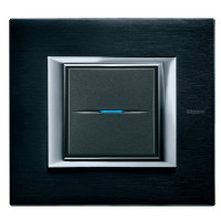 Рамка прямоугольной формы, алюминий, цвет антрацит, HA4802XS