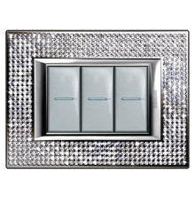 Рамка прямоугольной формы, AXOLUTE SWAROVSKI 
CRYSTAL, HA4802SWC