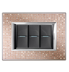 Рамка прямоугольной формы, AXOLUTE SWAROVSKI 
LIGHT PEACH, HA4802SWL
