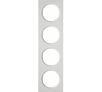 Рамка 4 поста, пластик/полярная белизна, R.3 Berker
